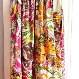 Taylor Women's Dress Tie around the neck Multicolor Sleeveless Size 10